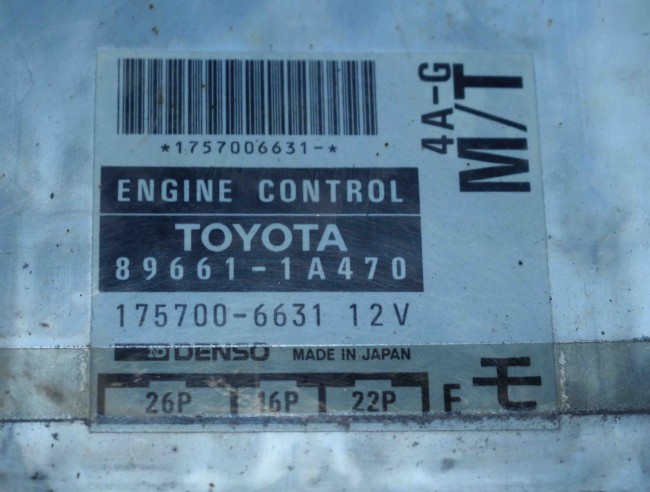 Toyota Engine Control Unit 89661-1A470 175800-1703 12v 1KZ-TE M/T 